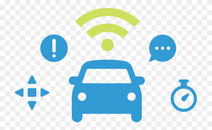723x454 Connected Car Icon, Car, Vehicle, Transportation HD PNG Download