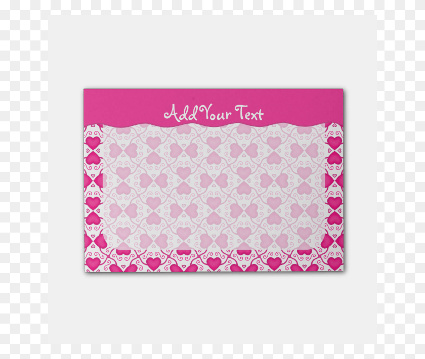 650x650 Connected Hearts Hot Pink On White Valentine39s Day Patterns, Rug, Canvas, Paper HD PNG Download
