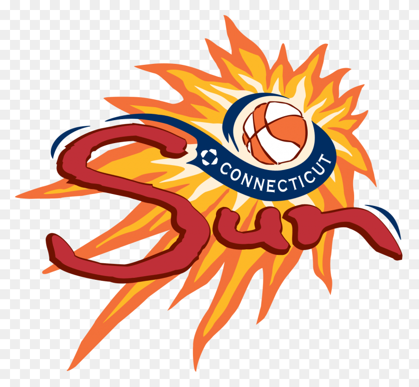 1200x1103 Connecticut Sun Logo, Outdoors, Symbol, Trademark HD PNG Download