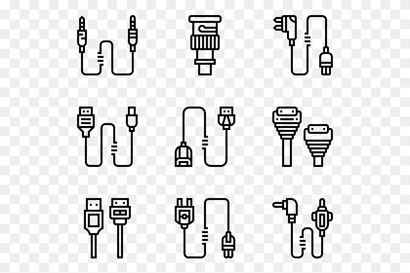 525x501 Connector Types, Gray, World Of Warcraft HD PNG Download
