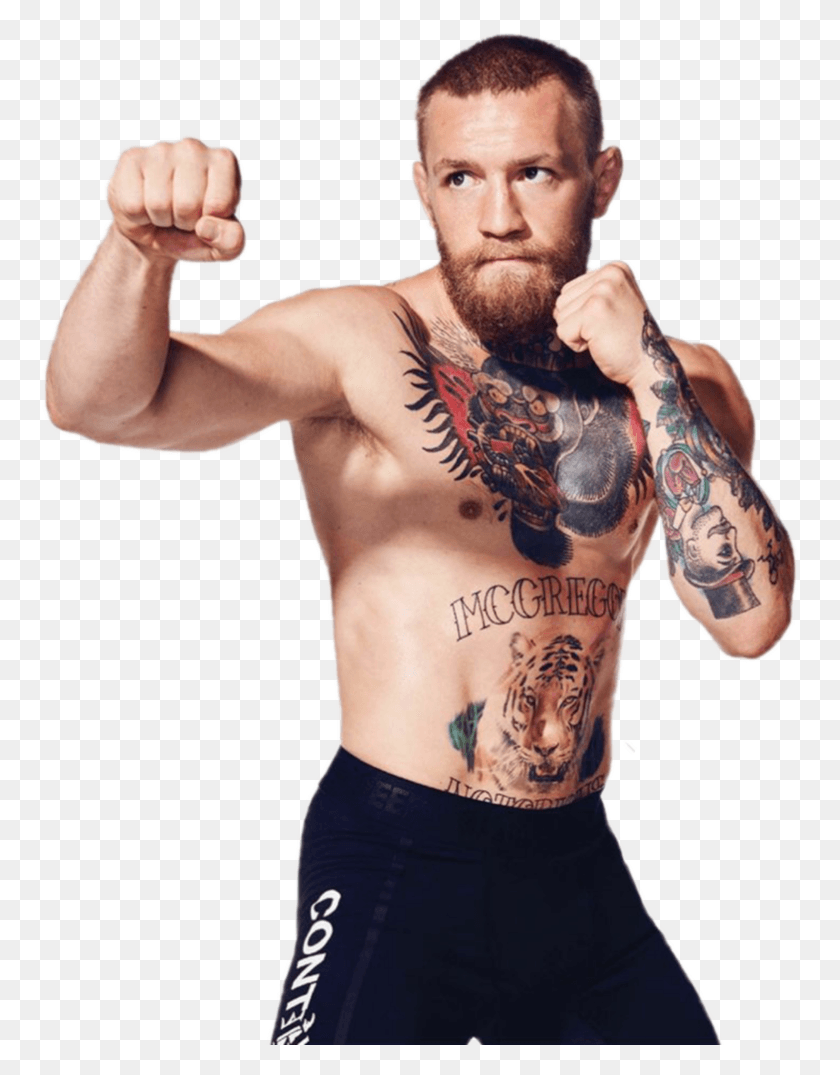 758x1015 Conor Mcgregor Conor Mcgregor Hand Tattoo, Skin, Person, Human HD PNG Download