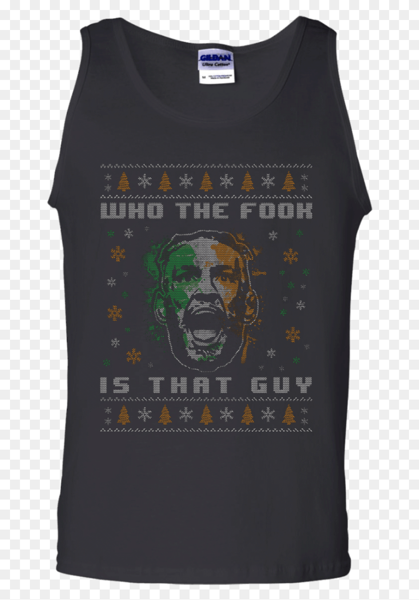 656x1141 Conor Mcgregor Xmas Shirt Who The Fook Is That Guy Active Tank, Book, Clothing, Sleeve HD PNG Download