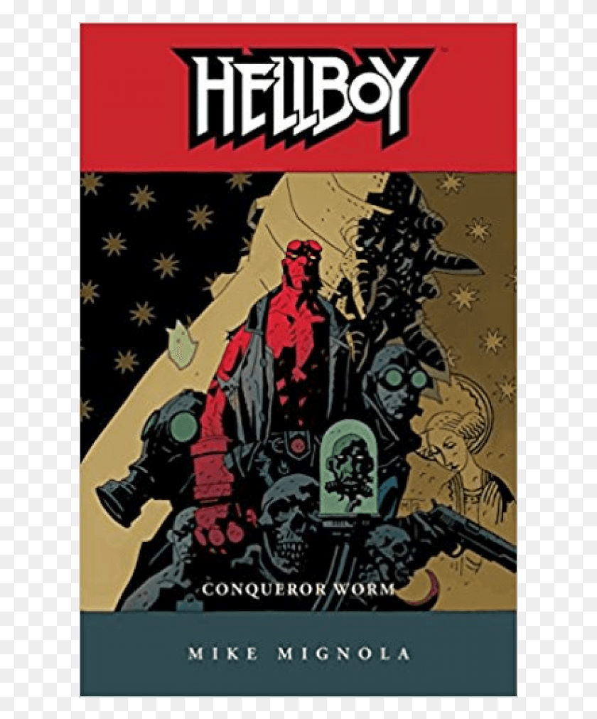 619x951 Descargar Png Conqueror Worm Vol Hellboy Comic, Poster, Anuncio, Libro Hd Png