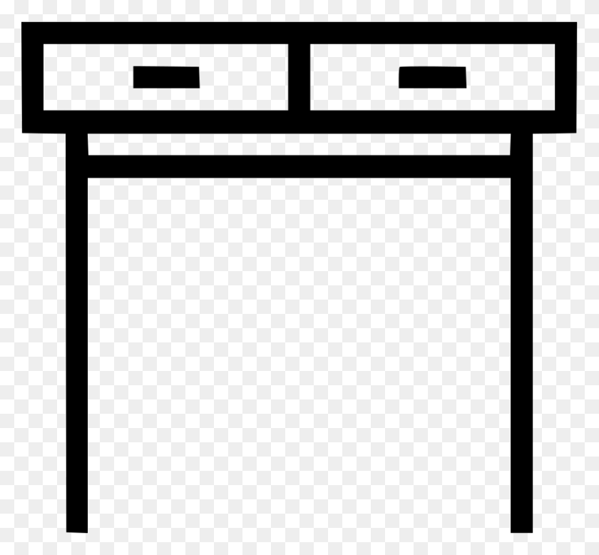 981x904 Console Table Drawer Standing Living Room Comments Console Table Icons Transparent, Screen, Electronics, Projection Screen HD PNG Download