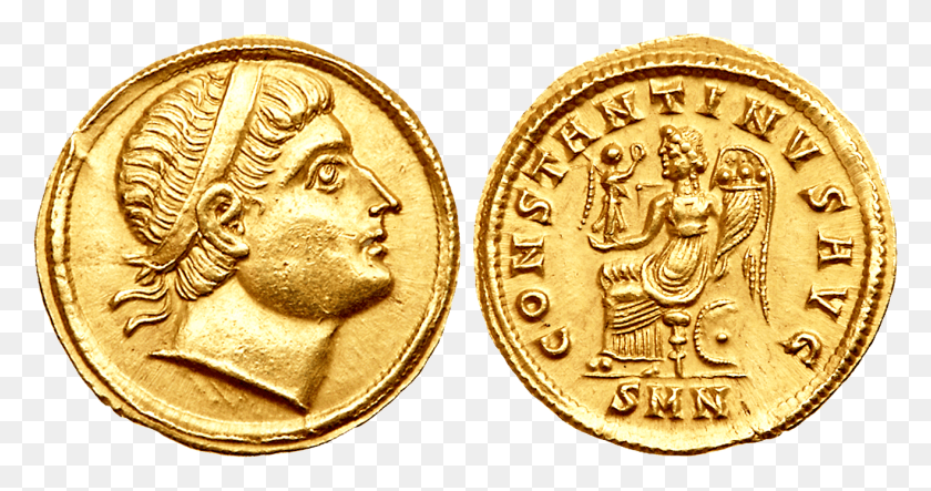 1316x647 Constantino I 20 Francos O Napoleón, Oro, Moneda, Dinero Hd Png