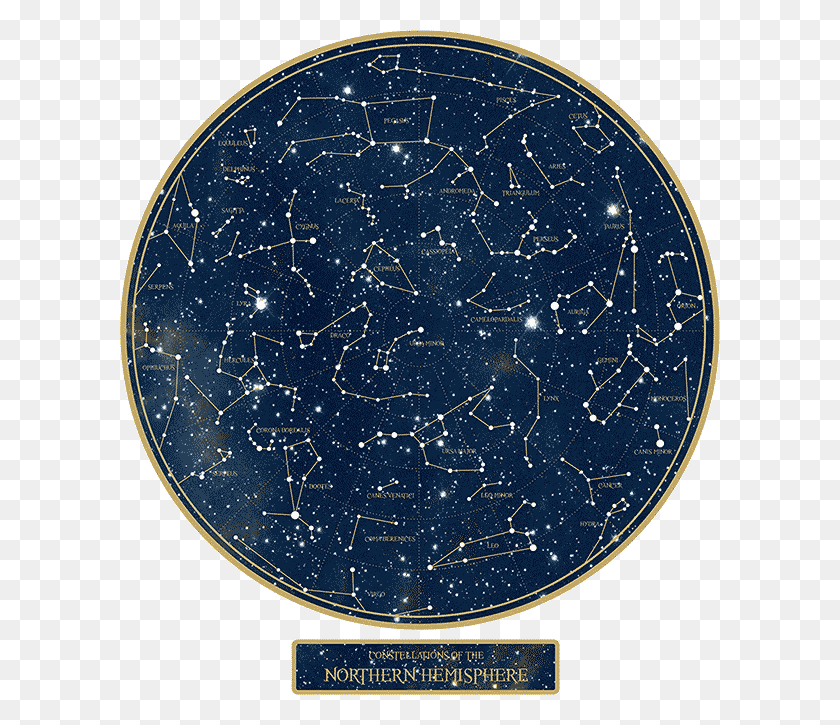 600x665 Constellation Night Sky Star Map Wall Decal Star Chart Space Decals, Rug, Sphere HD PNG Download