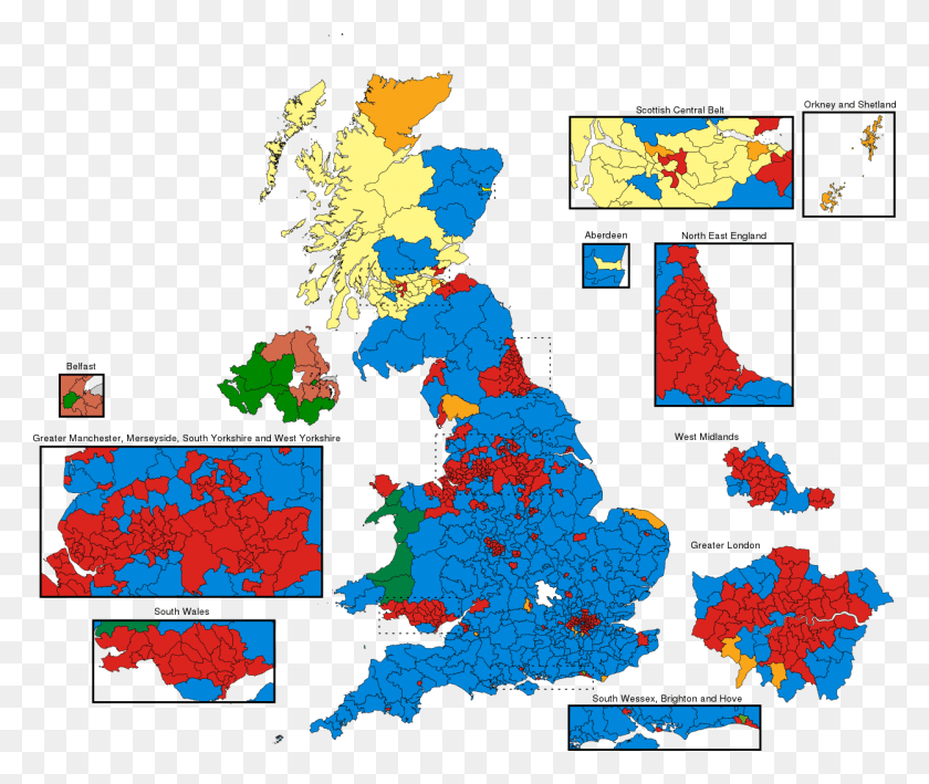 1248x1039 Constituencies In The Uk With The 2017 Results Uk Brexit Map Results, Plot, Diagram, Atlas HD PNG Download