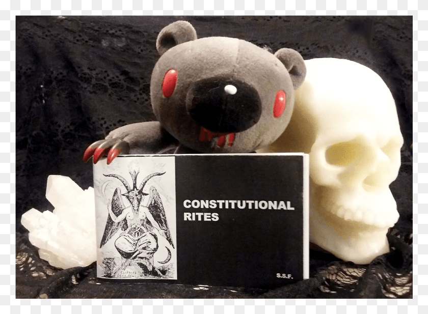 1401x1001 Constitutional Rites Satanic Gospel Tract Teddy Bear, Toy, Rock, Plush HD PNG Download