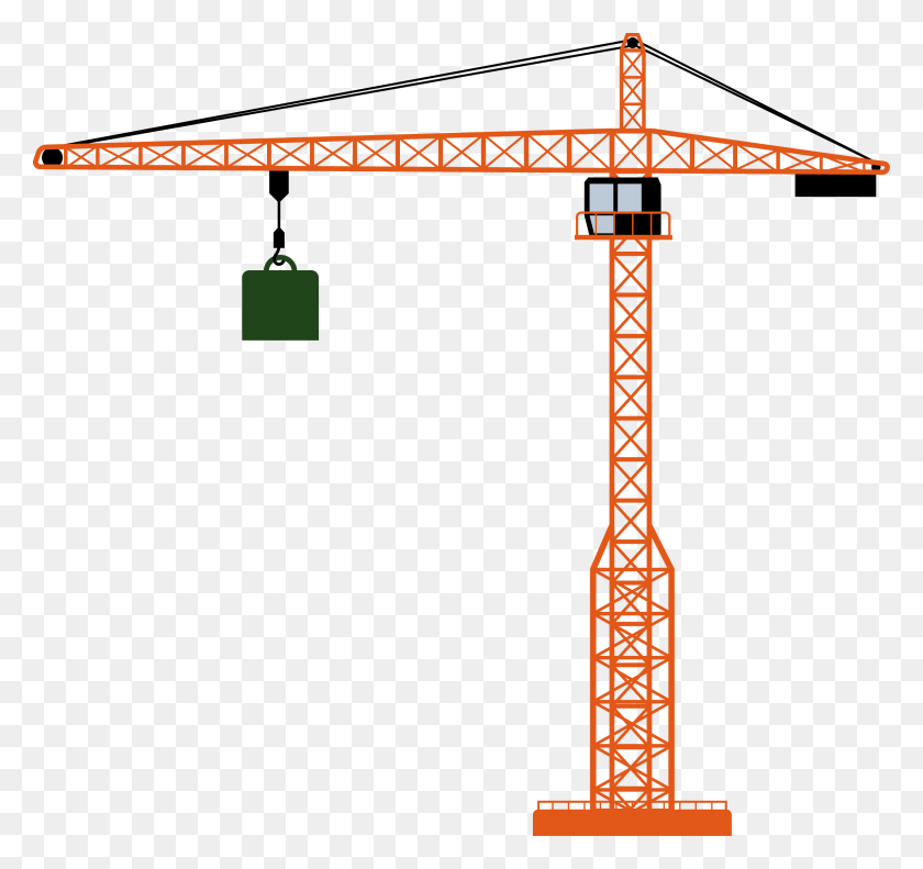 2424x2274 Construction Clip Art, Construction Crane HD PNG Download