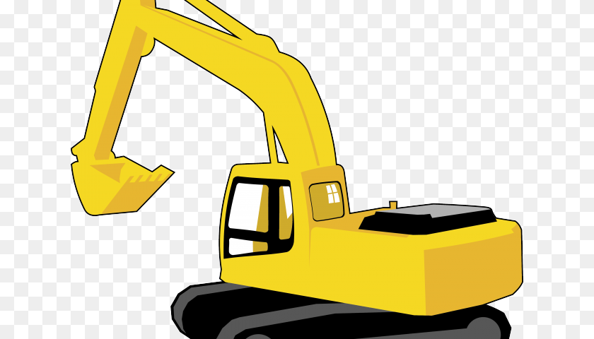 Construction Clipart Excavator Clip Art Excavator, Machine, Bulldozer Sticker PNG