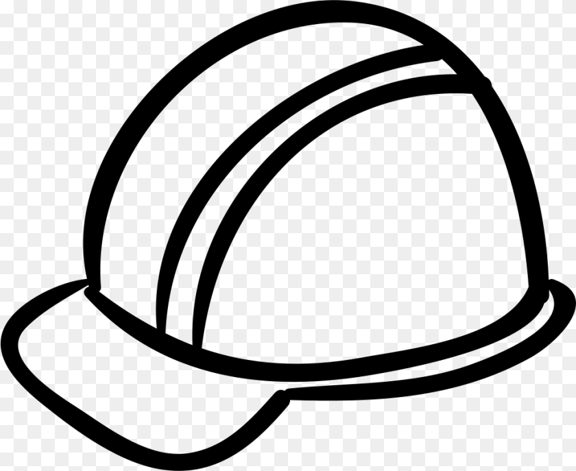 Construction Hand Drawn, Baseball Cap, Cap, Clothing, Hardhat PNG