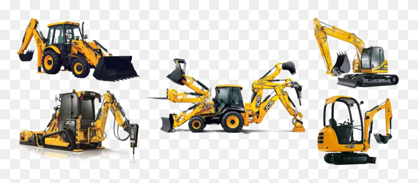 977x386 Construction Machine Image Construction Equipment Spare Parts, Tractor, Vehicle, Transportation HD PNG Download