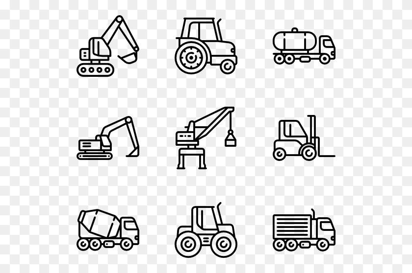 529x498 Construction Machinery Construction Machinery Icons, Gray, World Of Warcraft HD PNG Download