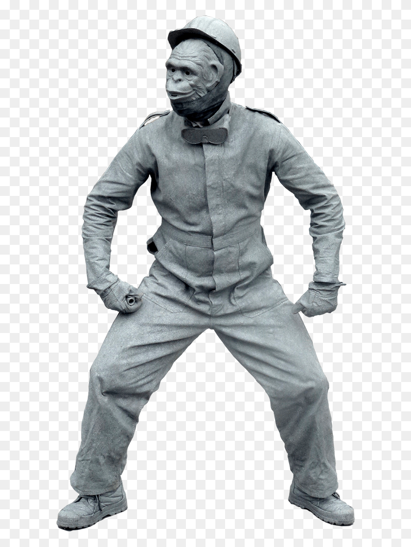 612x1057 Construction Monkey Gentleman, Person, Human, Clothing HD PNG Download