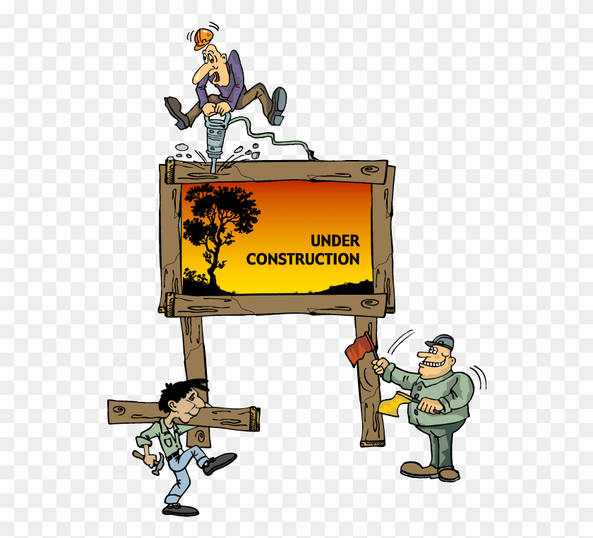 538x703 Construction Please Be Patient Under Construction, Person, Human, Apiary HD PNG Download