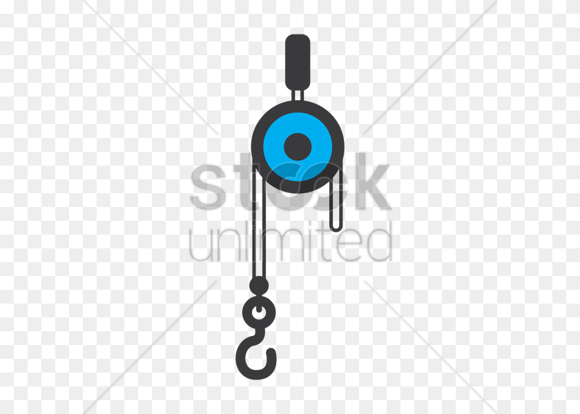 600x600 Construction Pulley Vector Image, Electronics, Hardware Sticker PNG