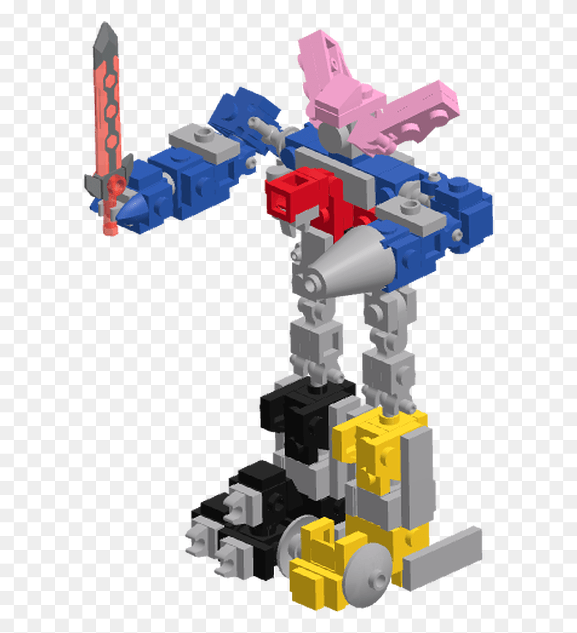 597x861 Construction Set Toy, Robot, Minecraft HD PNG Download