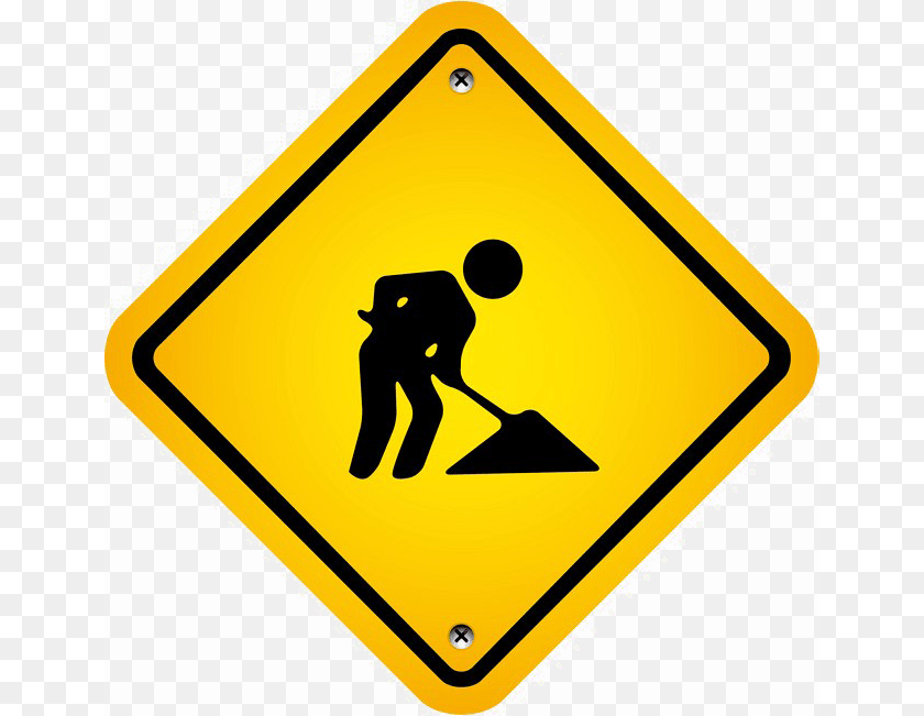 650x651 Construction Sign, Symbol, Road Sign, Animal, Canine Clipart PNG