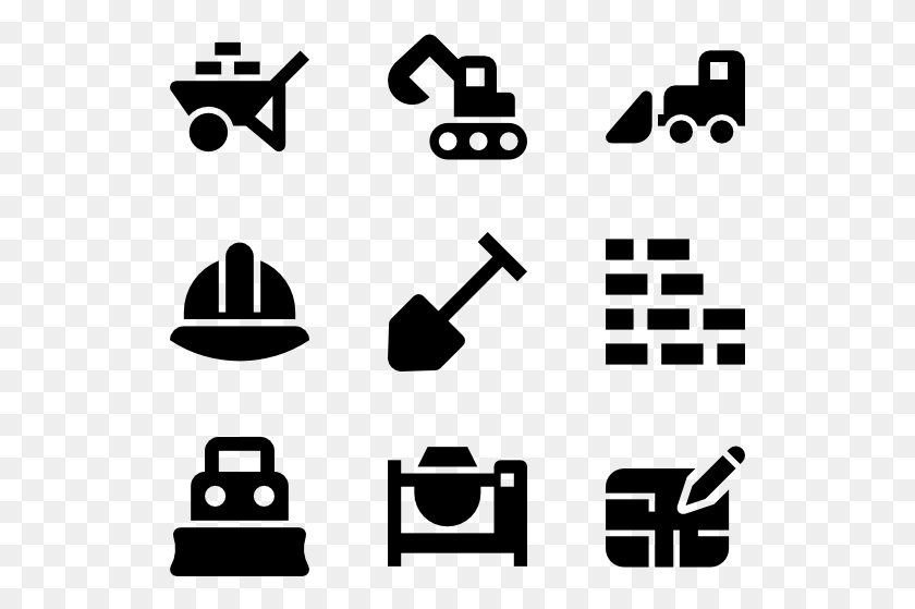529x499 Construction Vector Icon Investment, Gray, World Of Warcraft HD PNG Download