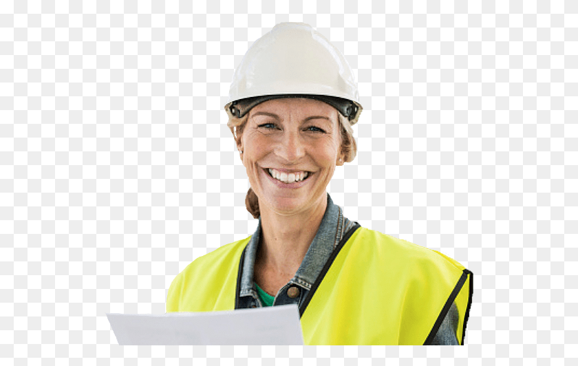 537x472 Construction Woman Hard Hat, Clothing, Apparel, Hardhat Descargar Hd Png