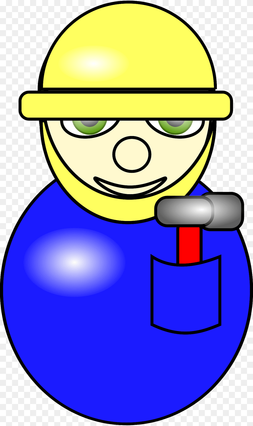 1141x1920 Construction Worker Clipart, Face, Head, Person, Disk Sticker PNG