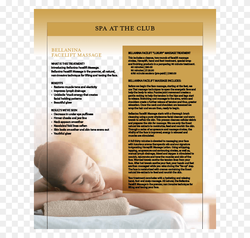 612x738 Contact The Spa Massage, Flyer, Poster, Paper HD PNG Download