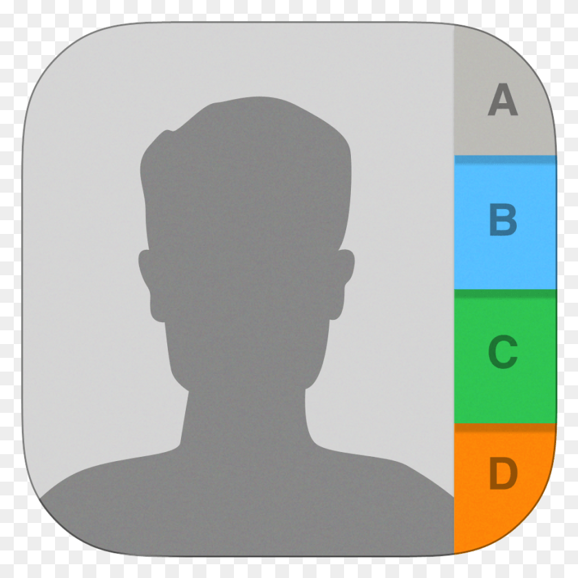 897x897 Contacts Icon Ios 10 Contacts Icon, Text, Person, Human HD PNG Download