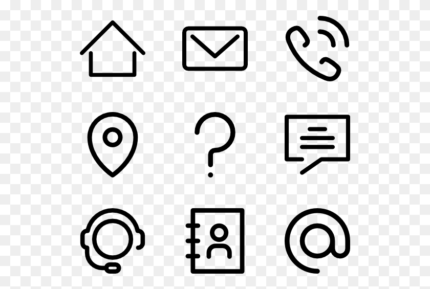 529x505 Contacts Science Icons Vector, Gray, World Of Warcraft HD PNG Download