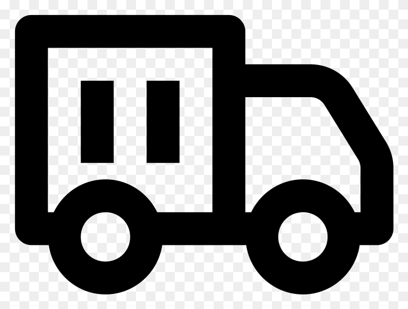 1535x1135 Container Truck Icon Free, Gray, World Of Warcraft HD PNG Download