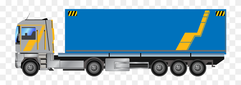 738x236 Container Truck Image Put Container On Truck, Vehicle, Transportation, Trailer Truck HD PNG Download