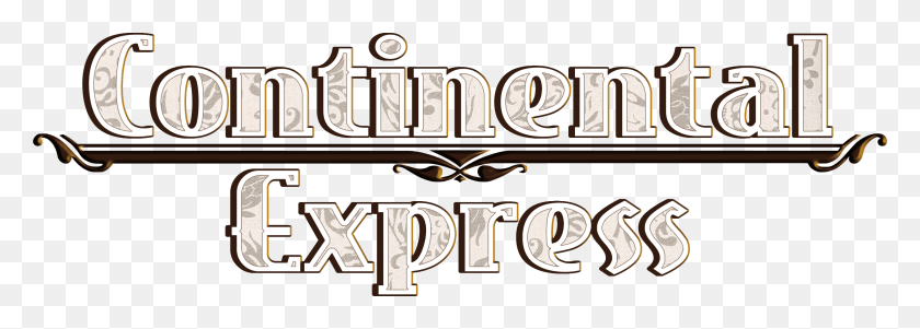 2501x773 Continental Express Calligraphy, Alphabet, Text, Word HD PNG Download
