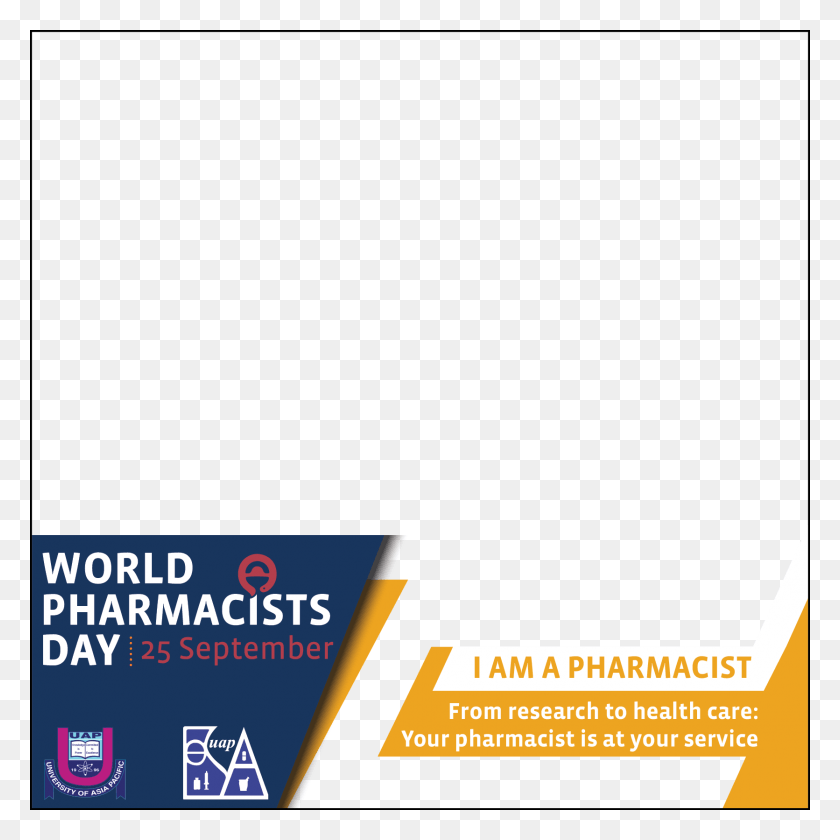 1671x1671 Contribute To Isupportcause World Pharmacist Day 2018, Text, Paper, Advertisement HD PNG Download