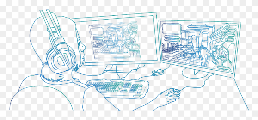1175x499 Control Every Aspect Of Your Stream With A Simple And Drawing, Urban, City HD PNG Download
