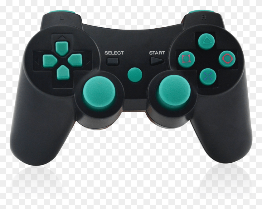 905x711 Descargar Png Controlador Azul De Playstation 2, Joystick Png