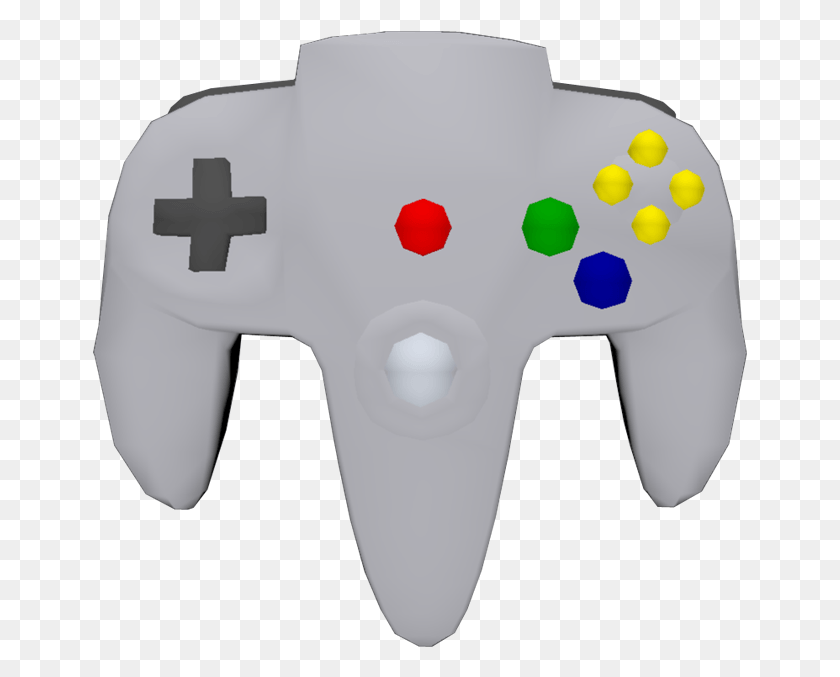 655x617 Контроллер Nintendo 64 Контроллер, Мебель, Электроника, Стол Hd Png Скачать