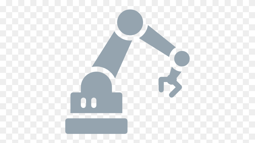 411x411 Controlling And Supervising Industrial Robot Logo, Microscope HD PNG Download