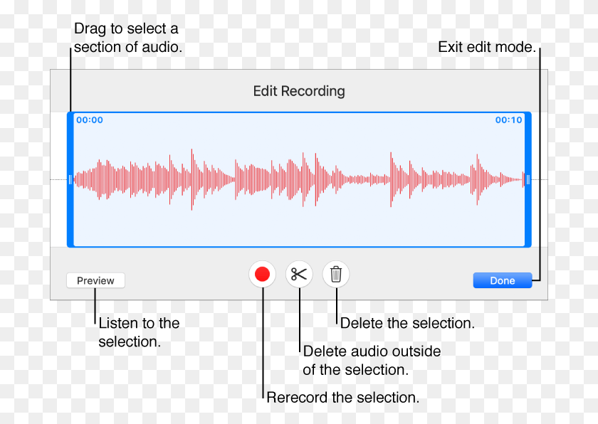 701x536 Controls For Editing Recorded Audio Recording, Text, Plot, Number HD PNG Download