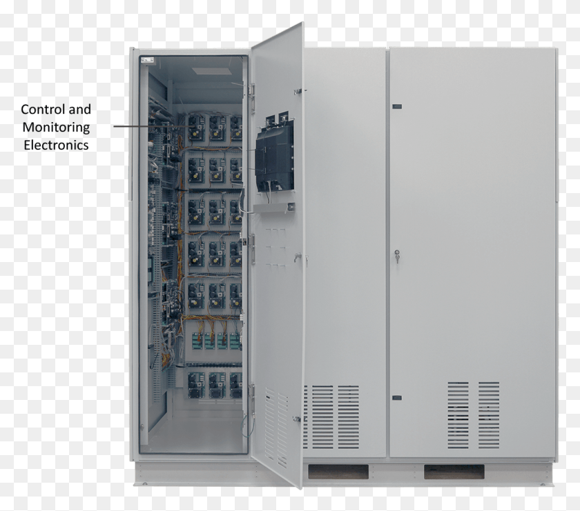 1050x917 Controls Section Door Open Ests Static Transfer Switch Cupboard, Locker, Computer, Electronics HD PNG Download