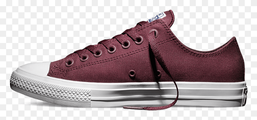 992x421 Converse Chuck Taylor All Star Ii Low 39bordeaux39 Medial, Shoe, Footwear, Clothing HD PNG Download
