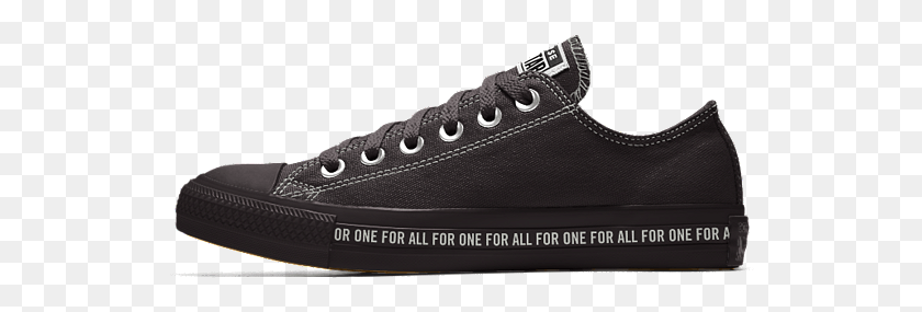 534x225 Converse Chuck Taylor All Star Low Top Transparent Black Low Converse Custom, Shoe, Footwear, Clothing HD PNG Download