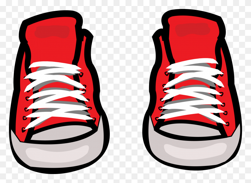 3126x2216 Converse Clipart Branded Red Converse Clip Art, Clothing, Apparel, Shoe HD PNG Download