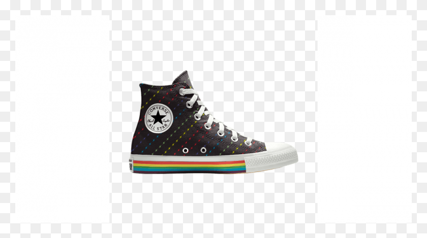 1200x630 Converse Custom Chuck Taylor All Star Pride High Top Red And Black Converse, Shoe, Footwear, Clothing HD PNG Download