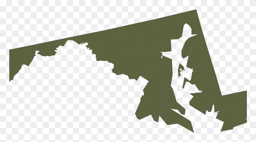 2551x1330 Conversion Therapy Bans Maryland State Outline Vector, Map, Diagram, Plot HD PNG Download