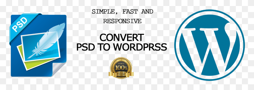 1171x360 Convert Psd To Wordpress Wordpress, Logo, Symbol, Trademark HD PNG Download