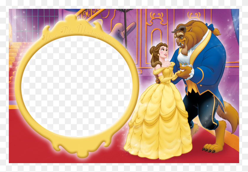 898x602 Convite Bela E A Fera Beauty And The Beast Master, Person, Human, Graphics HD PNG Download