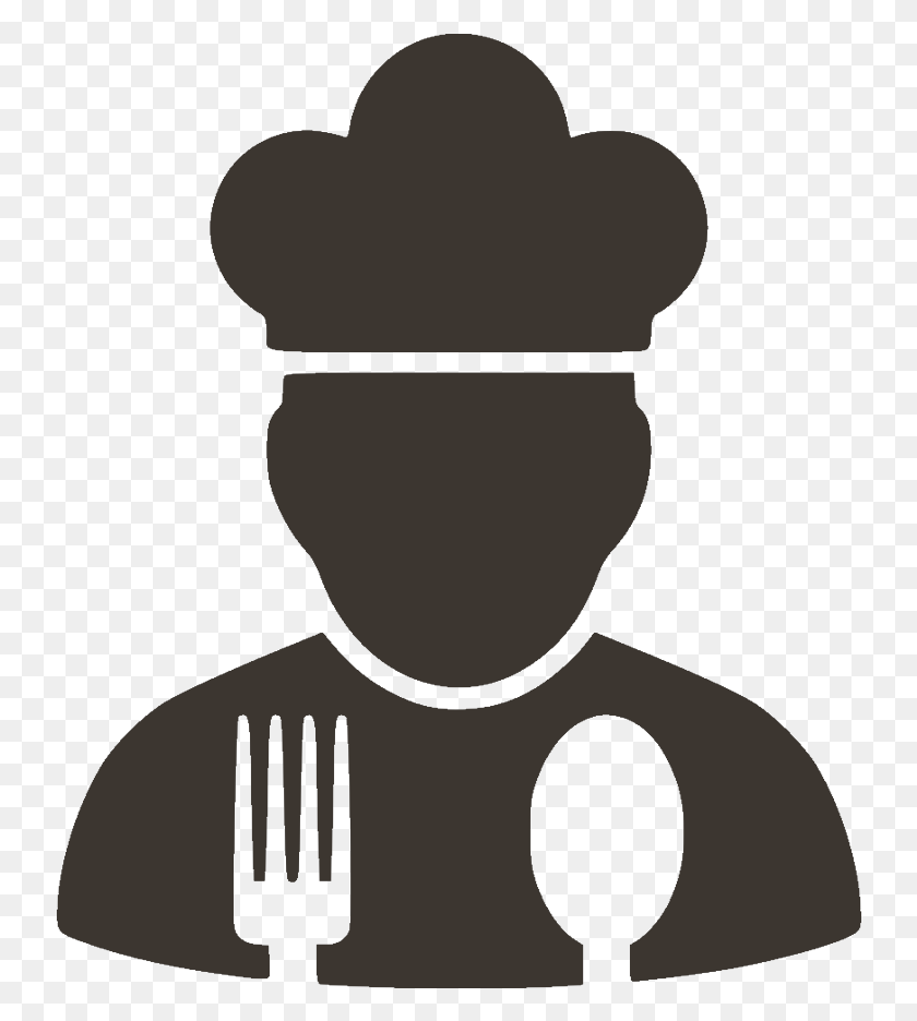 738x876 Cook Chef Cook Icon, Stencil, Light HD PNG Download