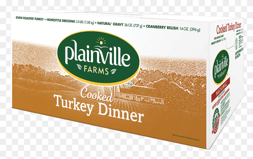 883x529 Cooked Turkey Dinner Carton, Text, Label, Paper HD PNG Download