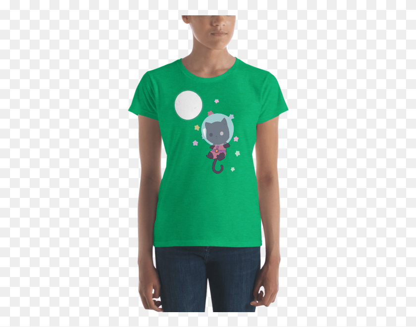 326x601 Cookie Cat Space Cat Camiseta, Ropa, Vestimenta, Camiseta Hd Png