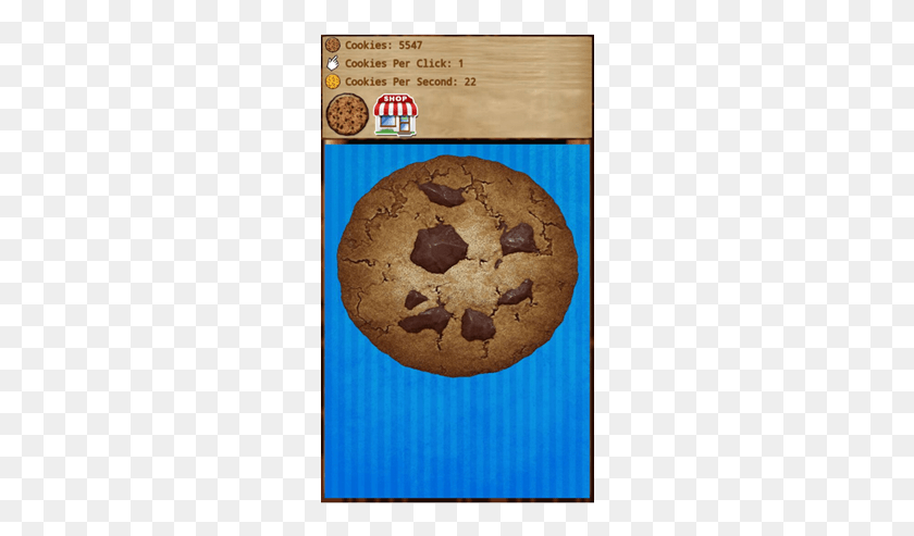 252x433 Cookie Clicker V1 Chocolate Chip Cookie, Food, Biscuit, Bread HD PNG Download