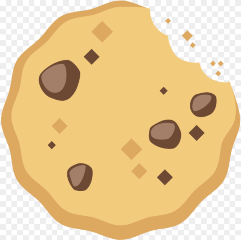 Cookie Emoji Vector Icon Cartoon Cookie Transparent Background, Food, Sweets, Baby, Person Sticker PNG